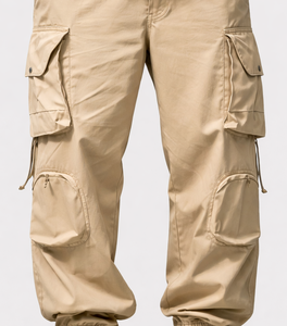 CargoMaster ProTech ™   Pantalones deportivos tácticos con múltiples bolsillos para hombre – Pantalones utilitarios de nailon impermeables con cremalleras y puños ajustables - Product Image 1