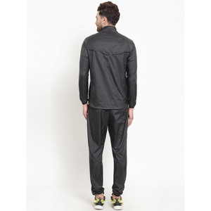 Ensemble de survêtement de sport deux pièces pour homme en coton épais de qualité supérieure, écologique, pour l'entraînement et le jogging, collection automne - Product Image 2