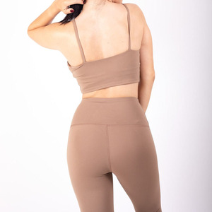 Conjunto de Ropa Deportiva para Yoga al por Mayor, Conjuntos de Fitness para Gimnasio, Ropa de Entrenamiento, Pantalones Largos para Correr y Sujetador Deportivo - Product Image 5