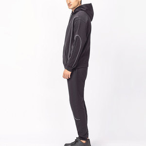 Comfortable Winter Hooded Rhinestone Boxy Fit Lightweight Eco-Friendly Breathable Tracksuit for <b>Men</b> for Daily Activities - Product Image 4