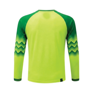 เสื้อฟุตบอลผู้ใหญ่สำหรับผู้รักษาประตู ผ้าโพลีเอสเตอร์ 100% ระบายอากาศได้ดี น้ำหนักเบา พร้อมแผ่นรองป้องกัน  รับสกรีนชื่อทีมตามสั่ง - Product Image 5