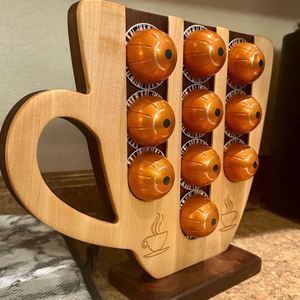 Organisateur de capsules de café en bois massif au design créatif pour <span class=keywords><strong>Nespresso</strong></span>, K-Cup et capsules d'expresso - Product Image 3