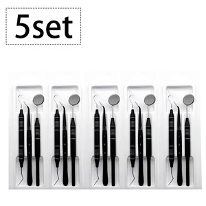 Kit de Instrumentos Manuales para Cuidado Dental BAFA SURGICAL INSTRUMENTS, Espejo Bucal, Pinzas, Sonda Curva para Limpieza Dental Oral - Product Image 3
