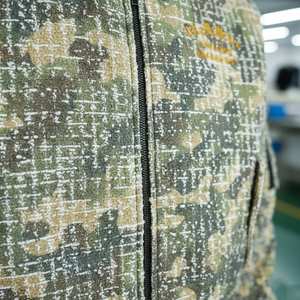 Sweat à capuche streetwear personnalisé Rexfit Sports, style pull-over, en coton camouflage épais, délavé à l'acide, effet soleil, broderie - Product Image 5