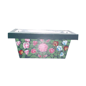 Lot de 3 jardinières au design de luxe en métal de haute qualité avec 3 supports pour la maison, le jardin et le restaurant, accessoires de plantes florales - Product Image 4