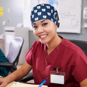 Medical Surgical <b>Caps</b> Comfortable Non Woven Head Covers for Healthcare Professionals Hospital Uniforms - Product Image 6
