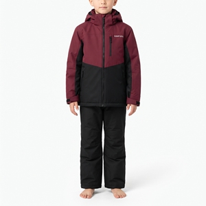 Traje de Esquí de una Pieza para Niños, Impermeable, Cortavientos, con Capucha, Forro Polar Cálido, Traje de Snowboard, Ropa para Exteriores - Product Image 4