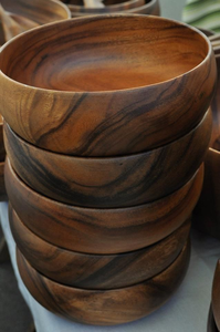 Utensilios de cocina elegantes para el hogar y hoteles, de madera de primera calidad, en forma redonda, hechos en India, a un precio impresionante. - Product Image 5