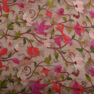 Tela de Lujo con Bordado Malty, Malla de Poliéster Transpirable con Patrón Floral para Vestidos de Novia y Fiesta - Product Image 2