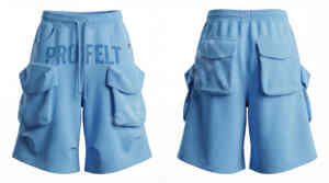 Shorts Cargo Unisexe Vintage en Toile Respirante à Séchage Rapide, Multi-Poches, Taille à Cordon, Longueur Genou, Style Décontracté Streetwear – Vente en Gros - Product Image 4