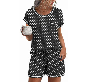 Women 2 Piece Shorts <b>Set</b> Short Sleeve Summer Workout Outfits Casual Vacation Airport Travel Lounge Matching <b>Set</b> - Product Image 5