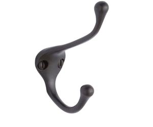 Crochets doubles à vente chaude, en aluminium moulé, pour crochets de manteau, montage mural, alliage d'aluminium, chambre à coucher, magasins - Product Image 1