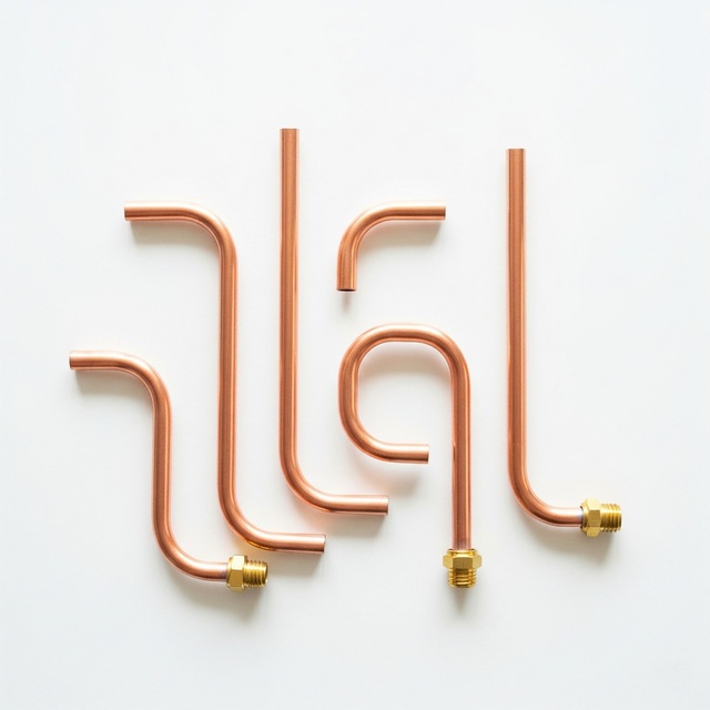 OEM Copper Tube / Pipe Return Bend Service 90 Degree 180 Degree for HVAC Heating Cooling Air Conditioner Fittings