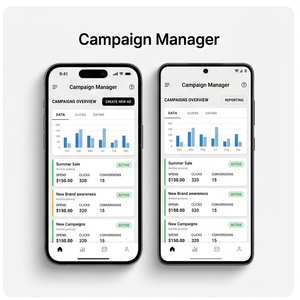 Application de marketing d'influenceurs Royalcraft – Offres de marques, gestionnaire de campagnes, marché des créateurs et analyse des données iOS/Android - Product Image 2