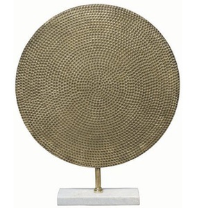 Sculpture abstraite durable en laiton et aluminium, art décoratif en métal, statue, figurine d'art métallique pour hôtel, décoration de table à domicile - Product Image 4