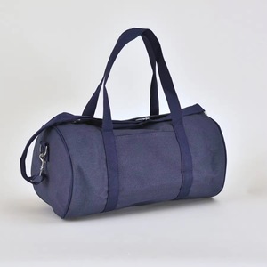 Navy Blue 600D <b>Duffel</b> <b>Bag</b> 30-<b>40L</b> with Shoulder Strap and Zipper Pockets - Product Image 1