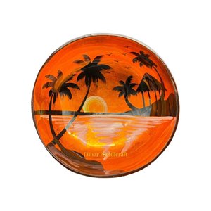 Haute qualité écologique bio demi-coquille de noix de coco bol ensemble moderne sculpté à la main Vietnam pour les fêtes en vrac en gros Commercial - Product Image 2