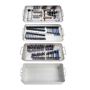 Ensemble de rétracteurs lombaires NSI Cleartrac Versatrac en acier inoxydable, manuel, durable, réutilisable, système d'instruments, Narham Enterprises - Product Image 1