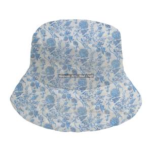 Sombrero de cubo acolchado hecho a mano con estampado de bloque para mujer, diseño de moda con LOGO personalizado 2026 - Product Image 4