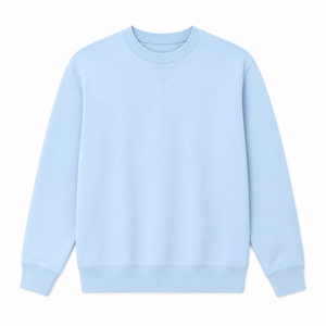 Sweat-shirt en polaire premium pour homme, couleur unie, teinture naturelle, écologique, nouveau style automne, fabrication directe, OEM, vente en gros - Product Image 1
