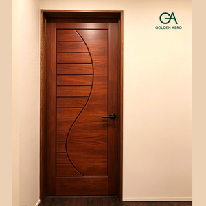 Puerta Interior de Madera Sólida Contemporánea Golden Aero con Diseño Acabado a Mano GA-22L - Product Image 5