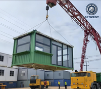 Maison conteneur préfabriquée en acier moderne 20/40 pieds, portable et extensible, pour villa préfabriquée en Australie, application moderne pour logement secondaire