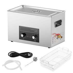 Pulitore a Ultrasuoni Professionale da 30L con Riscaldatore, Timer e Cestello, Macchina Digitale per Cavitazione Sonica da 360W con Alimentazione Elettrica - Product Image 1