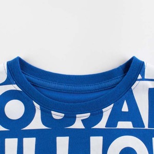 T-shirt décontracté à manches courtes pour homme Hogan Million Print blanc, coupe classique, col rond, jersey en coton - Product Image 4