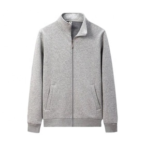 Cuello redondo para hombre, cuello alto, invierno, peso pesado, talla grande, cremallera, Sudadera con capucha, bordado informal, jerséis con cremallera para hombre - Product Image 1