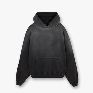 เสื้อฮู้ดดี้ผู้ชายไซส์ใหญ่ สีพื้น ผ้าฝ้ายเฟรนช์เทอร์รี่ สวมใส่สบาย มีฮู้ด ดีไซน์กระเป๋า ทรงปกติ สำหรับฤดูใบไม้ร่วง - Product Image 1