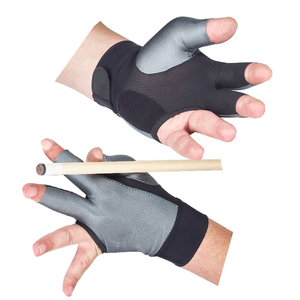 Gants de snooker en maille personnalisés en gros, à bas prix et de haute qualité, ajustables et durables, couleur et taille personnalisables pour la vente en ligne - Product Image 4