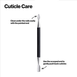 KAAMIR INSTRUMENTS Repousse-cuticules carré en acier inoxydable, outil de manucure durable, double usage, réutilisable - Product Image 5