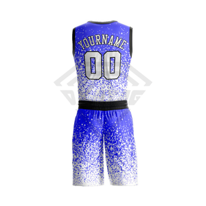 Conjunto de pantalones cortos de baloncesto con sublimación personalizada, diseño OEM de fábrica, uniforme deportivo para equipos atléticos, ropa deportiva transpirable para hombre - Product Image 1