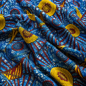 Tissu africain imprimé en wax, tissu en coton, tissu Ankara, tissu imprimé sur mesure pour robes, vêtements, confection, vente en gros, export, fournisseur, acheteur - Product Image 6