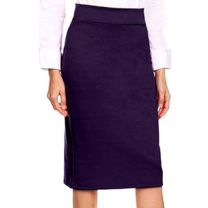 Women Breathable Casual <b>Skirt</b> Women Plus Size Straight <b>Skirt</b> <b>Elastic</b> Waist Comfortable Plus Size Straight Cut <b>Skirt</b> - Product Image 1