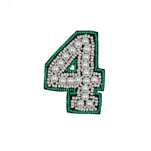 Patch brodé de perles décoratives pour vêtements, patch moderne fait main en perles pour casquettes et vestes - Product Image 3