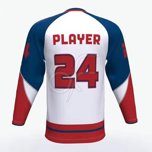 เสื้อฮอกกี้น้ำแข็งดีไซน์ยอดนิยม ออกแบบโลโก้ของคุณเอง เสื้อฮอกกี้น้ำแข็งไซส์ใหญ่สำหรับผู้ใหญ่ - Product Image 4