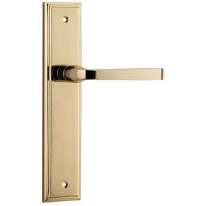 Nouvelle conception, poignée de porte rectangulaire en laiton durable et personnalisable en hauteur pour hôtel, villa, chambre, avec fonction de confidentialité et passage personnalisé - Product Image 5