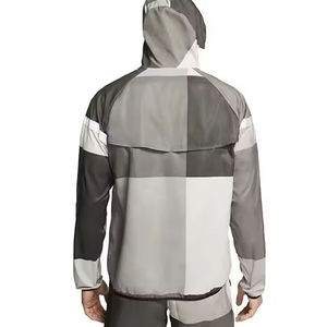 Men's Custom Plus Size Winter Breathable Embroidered Woven Zip-up Baggy Windbreaker <b>Tracksuit</b> Streetwear Sweat Suits Set - Product Image 5
