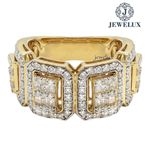 Premium Quality 14K Gold Plated Diamond <b>Ring</b> with IGI Certification Luxury <b>Craft</b> for Wedding Engagement Party Wear Export Price - Product Image 1