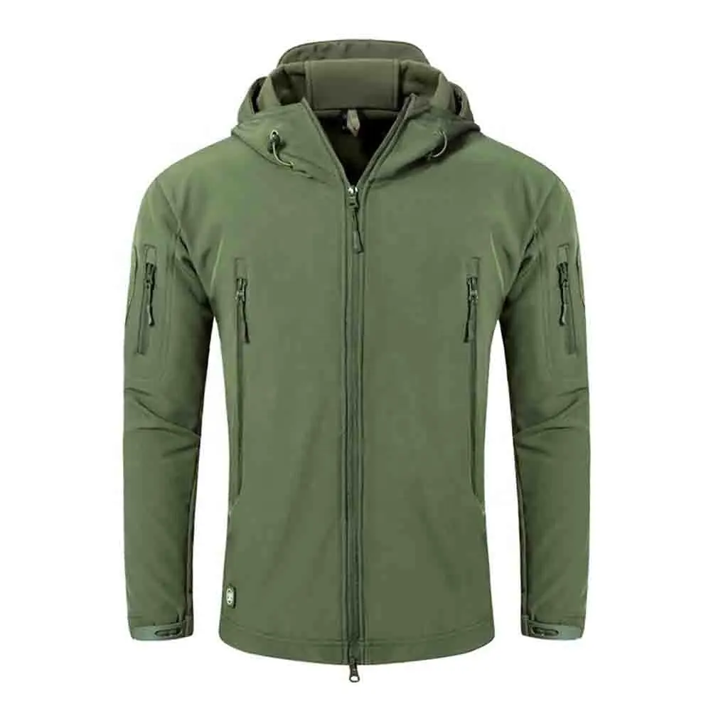 Custom Hooded Polyester jacket / jumper Softshell Wind runner Mens Windbreaker Waterproof Sports Jacket