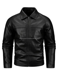 Chaqueta de cuero hecha a medida para hombre al mejor precio, novedad en ropa para hombre, chaqueta de cuero para hombre a la mejor venta - Product Image 6