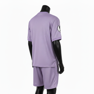 Men <b>Mesh</b> Jersey <b>Shorts</b> Set Premium GSM Polyester Breathable Sportswear Purple Color Custom Sublimation Logo <b>short</b> set for men's - Product Image 5