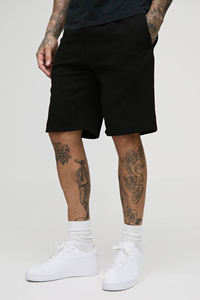 Premium Cotton OEM Mens Summer 2 Piece Outfit T-Shirt Shorts <b>Set</b> Fashion Casual Breathable Solid Jacquard <b>Knitted</b> Digital - Product Image 2