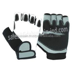 Venta al por mayor personalizado estilo caliente hombres y mujeres deportes medio dedo Fitness ciclismo antideslizante gimnasio guantes - Product Image 2