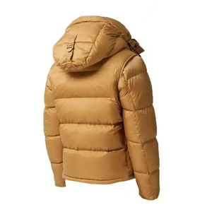 <b>Men</b> Custom Thin Embroidery Front Puffer Jacket Casual Outdoor Winter Coat Wholesale Factory Supply - Product Image 2