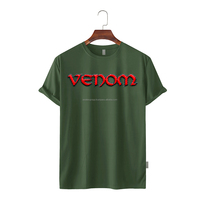 T-shirt décontracté pour homme en coton tricoté 100 %, imprimé sérigraphié, écologique, coupe classique, grandes tailles, manches courtes, style streetwear, OEM