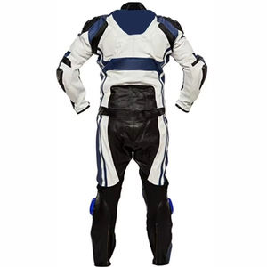 ชุดมอเตอร์ไซค์หนังแท้สำหรับผู้ชาย ชุดแข่งรถมอเตอร์ไซค์ เสื้อแจ็คเก็ตและกางเกงสำหรับนักขี่มอเตอร์ไซค์ หลายสี ผลิตในประเทศปากีสถาน - Product Image 6