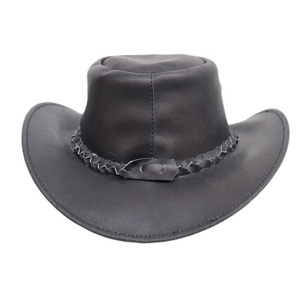 Chapeaux en cuir de cowboy de qualité supérieure pour hommes, style western classique, pour l'extérieur, le ranch, l'équitation, les voyages, la chasse, l'aventure - Product Image 1