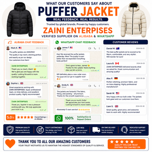 Premium 320 GSM Polyester Taslan Men Puffer <b>Jacket</b> Dusty <b>Pink</b> Quilted Panel Design Custom Embroidery Print Logo OEM ODM - Product Image 6